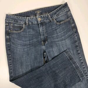 Riders by Lee Jeans Women's Size 16P Classic Fit Straight Leg Blue Hemmed
